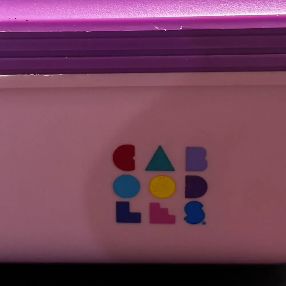 Caboodles Makeup Case Box Kit Purple Pink Crafts Organizer Storage Vintage USA